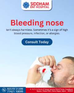 Frequent nosebleeds are NOT always harmless