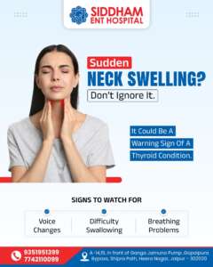 Swelling in neck